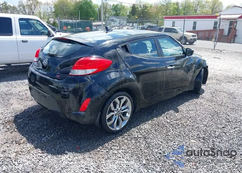 2014 Hyundai Veloster Flex W/Black z USA, uszkodzony, nr VIN KMHTC6AD2EU212693